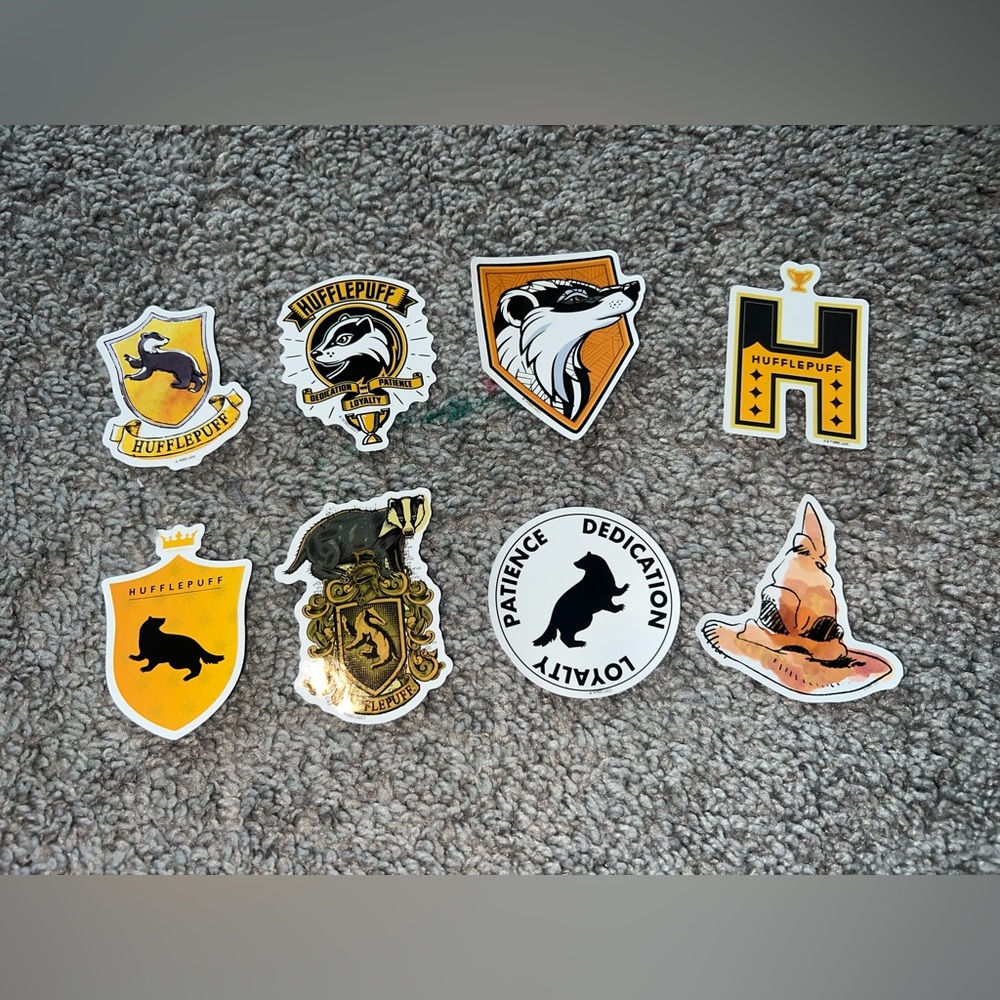 3 for $12 Hufflepuff Themed Sticker Set